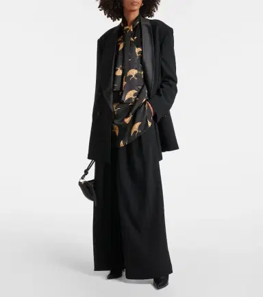 Dries Van Noten Pleated wool-blend pants | Thumbnail 4 Dries Van Noten Pleated wool-blend pants | Thumbnail 4
