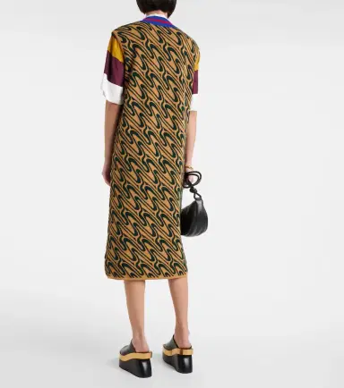 Dries Van Noten Intarsia midi dress | Thumbnail 3