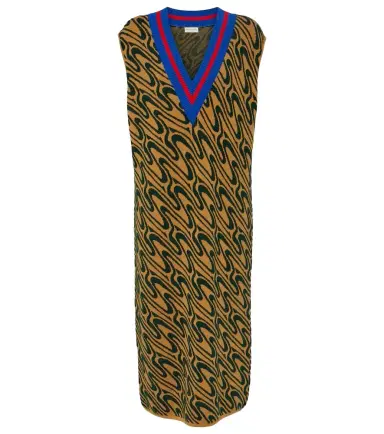Dries Van Noten Intarsia midi dress | Thumbnail 1