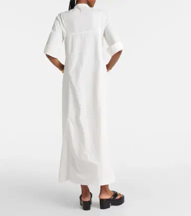 Dries Van Noten Cotton poplin maxi dress | Thumbnail 3