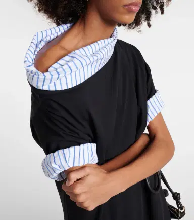 Dries Van Noten Cotton jersey midi dress | Thumbnail 3