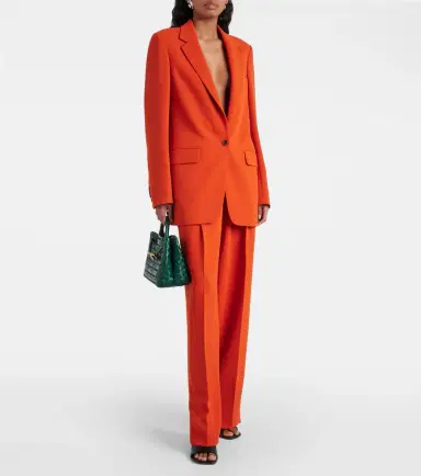 Dries Van Noten High-rise crêpe straight pants | Thumbnail 2