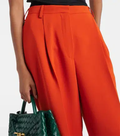 Dries Van Noten High-rise crêpe straight pants | Thumbnail 4