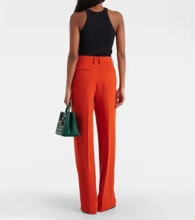 Dries Van Noten High-rise crêpe straight pants | Thumbnail 5