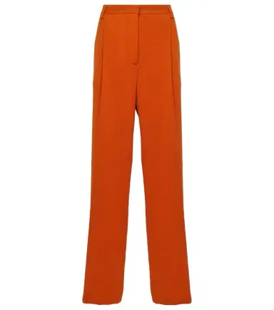Dries Van Noten High-rise crêpe straight pants | Thumbnail 1