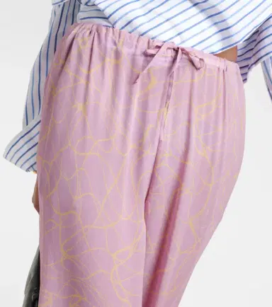 Dries Van Noten Printed wide-leg pants | Thumbnail 2