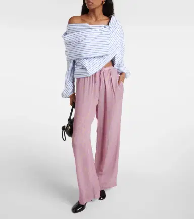 Dries Van Noten Printed wide-leg pants | Thumbnail 3