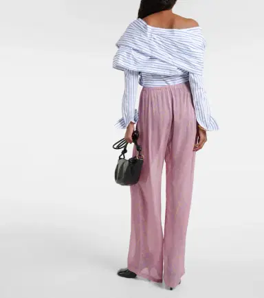 Dries Van Noten Printed wide-leg pants | Thumbnail 4