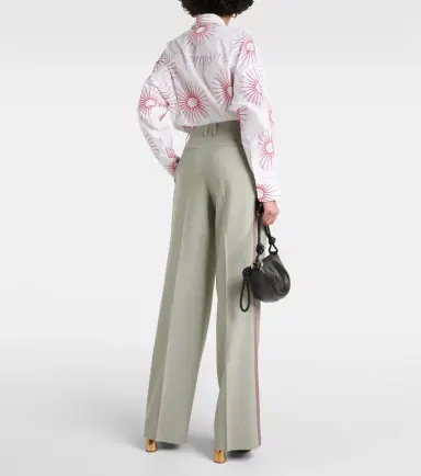 Dries Van Noten Mid-rise wool straight pants | Thumbnail 2 Dries Van Noten Mid-rise wool straight pants | Thumbnail 2