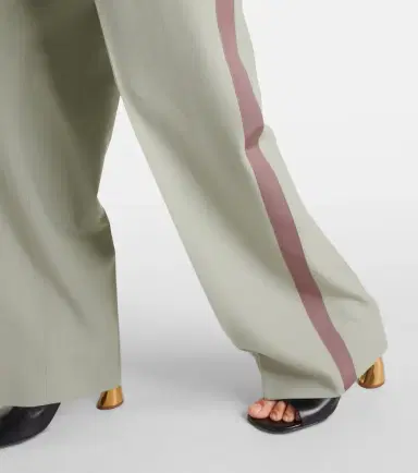 Dries Van Noten Mid-rise wool straight pants | Thumbnail 3 Dries Van Noten Mid-rise wool straight pants | Thumbnail 3