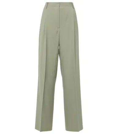 Dries Van Noten Mid-rise wool straight pants | Thumbnail 1 Dries Van Noten Mid-rise wool straight pants | Thumbnail 1