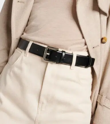 Max Mara Leather belt | Thumbnail 3