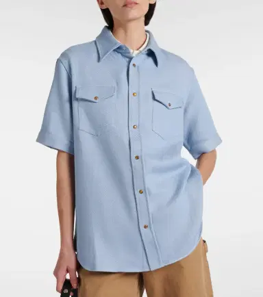 God’s True Cashmere Cashmere and cotton shirt | Thumbnail 2 God’s True Cashmere Cashmere and cotton shirt | Thumbnail 2