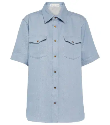 God’s True Cashmere Cashmere and cotton shirt | Thumbnail 1 God’s True Cashmere Cashmere and cotton shirt | Thumbnail 1