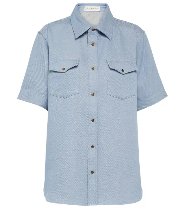 Cashmere and cotton shirt