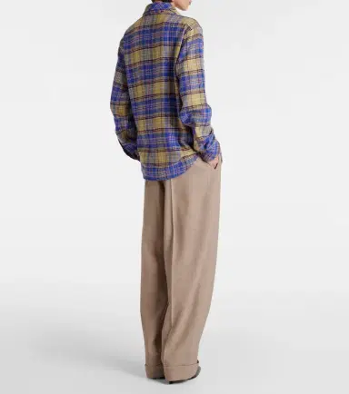 God's True Cashmere Tartan cashmere shirt | Thumbnail 2