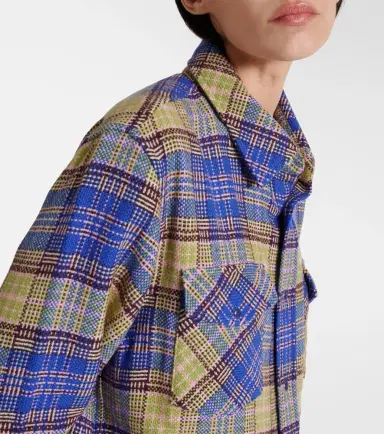 God's True Cashmere Tartan cashmere shirt | Thumbnail 6