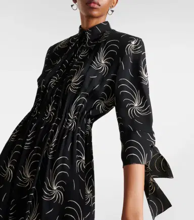 Prada Printed ruched shirt dress | Thumbnail 5