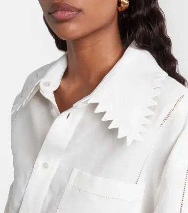 Bottega Veneta Oversized linen shirt | Thumbnail 2