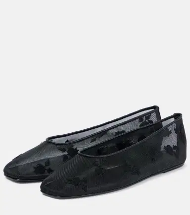 Magda Butrym Embroidered mesh ballet flats | Thumbnail 4
