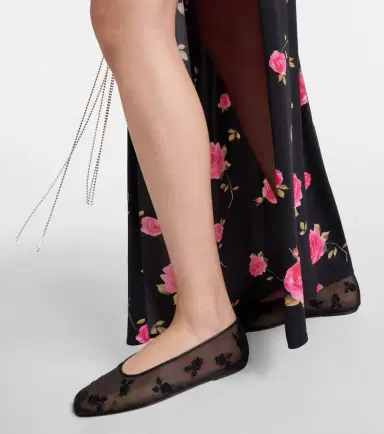 Magda Butrym Embroidered mesh ballet flats | Thumbnail 5
