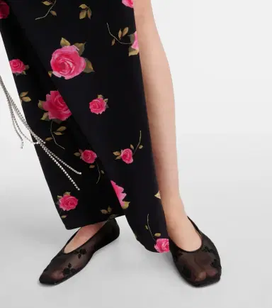 Magda Butrym Embroidered mesh ballet flats | Thumbnail 6