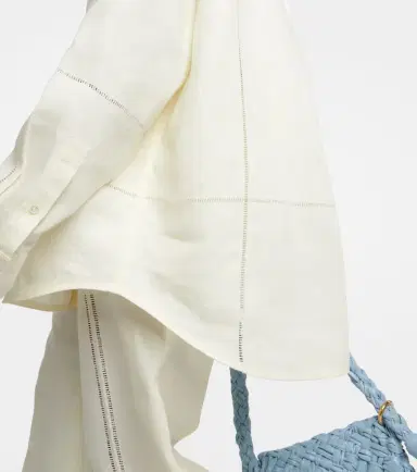Bottega Veneta Oversized linen shirt | Thumbnail 3