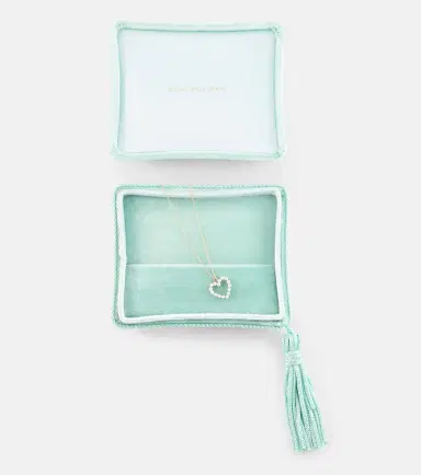 Sophie Bille Brahe Pearl Heart 14kt gold pendant necklace with pearls | Thumbnail 2