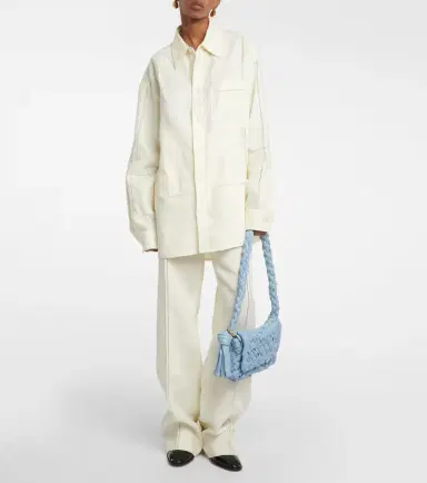 Bottega Veneta Linen straight pants | Thumbnail 6
