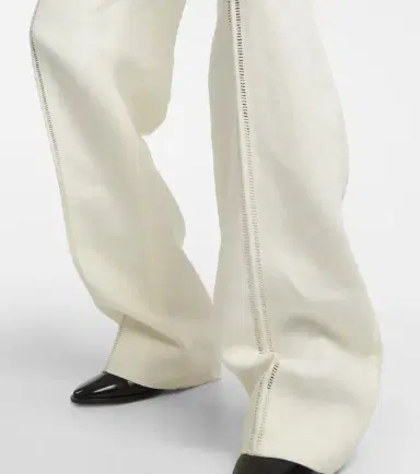 Bottega Veneta Linen straight pants | Thumbnail 7