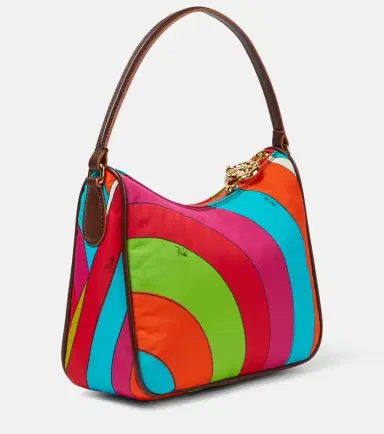 Pucci Iride Small leather-trimmed shoulder bag | Thumbnail 2