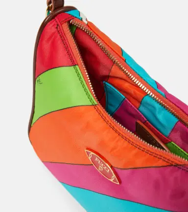 Pucci Iride Small leather-trimmed shoulder bag | Thumbnail 3