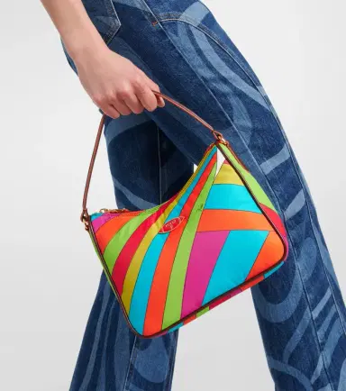 Pucci Iride Small leather-trimmed shoulder bag | Thumbnail 4