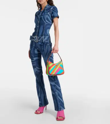 Pucci Iride Small leather-trimmed shoulder bag | Thumbnail 5