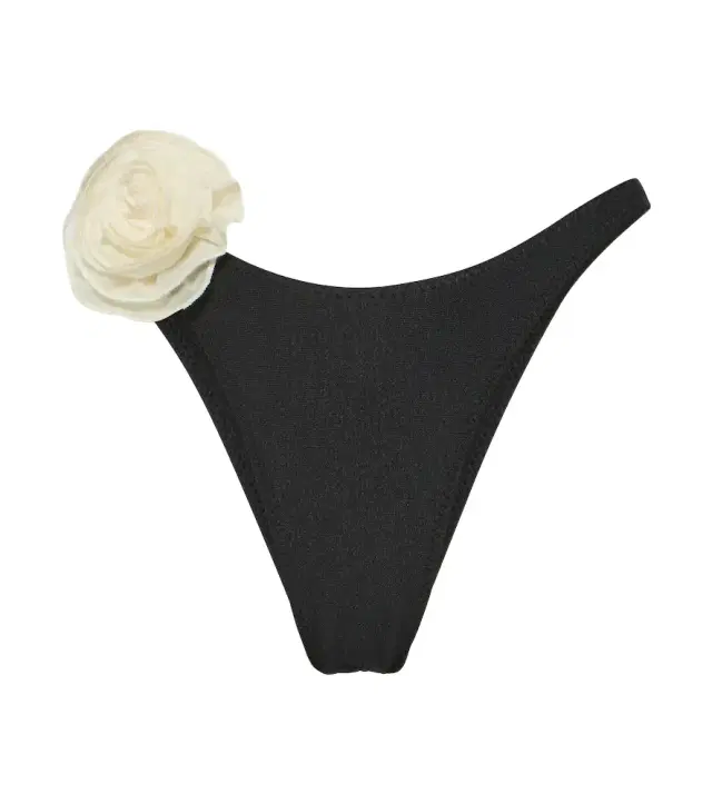 Same 90s floral-appliqué bikini bottoms