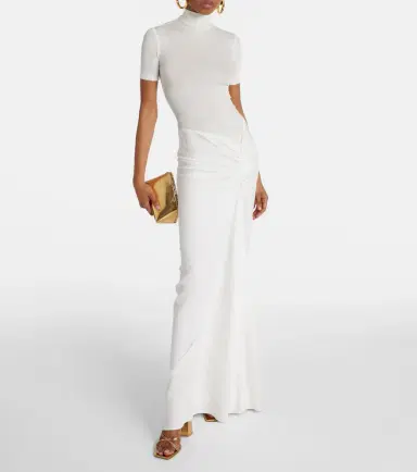 Christopher Esber Fusion ruched maxi dress | Thumbnail 3 Christopher Esber Fusion ruched maxi dress | Thumbnail 3