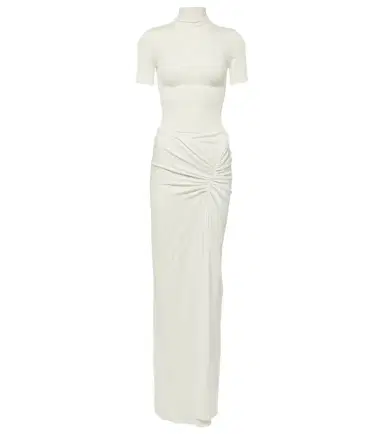 Christopher Esber Fusion ruched maxi dress | Thumbnail 1 Christopher Esber Fusion ruched maxi dress | Thumbnail 1