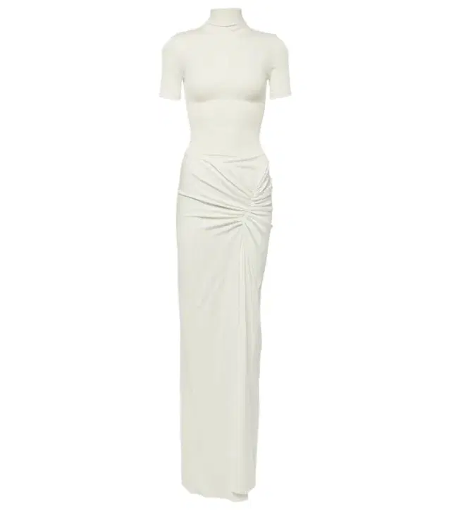Fusion ruched maxi dress