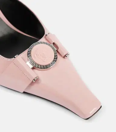 Versace Medusa patent leather mules | Thumbnail 2 Versace Medusa patent leather mules | Thumbnail 2