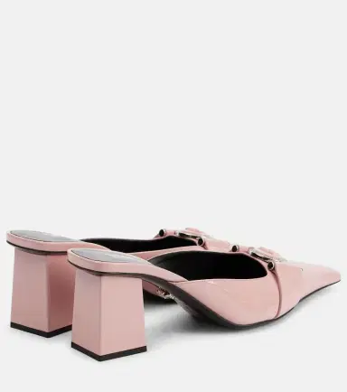 Versace Medusa patent leather mules | Thumbnail 3 Versace Medusa patent leather mules | Thumbnail 3