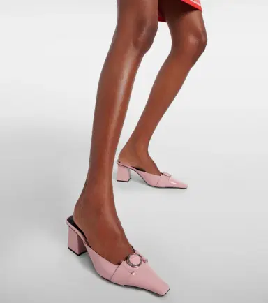 Versace Medusa patent leather mules | Thumbnail 6 Versace Medusa patent leather mules | Thumbnail 6