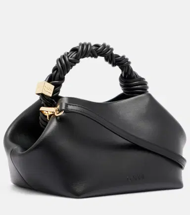 Ganni Bou Small leather tote bag | Thumbnail 3 Ganni Bou Small leather tote bag | Thumbnail 3