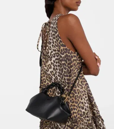 Ganni Bou Small leather tote bag | Thumbnail 6 Ganni Bou Small leather tote bag | Thumbnail 6