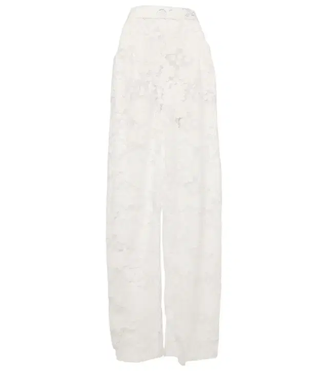 Oscar de la Renta High-rise wide-leg lace pants