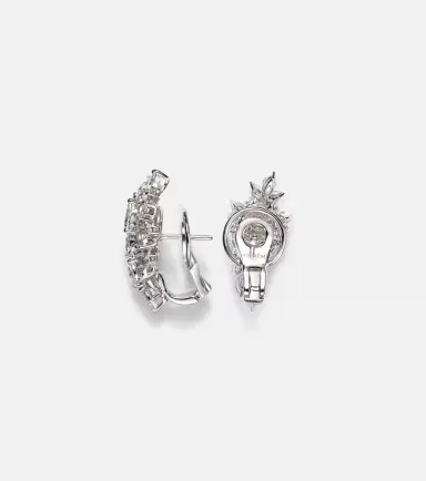 Yeprem Y-Not 18kt white gold earrings with diamonds | Thumbnail 2 Yeprem Y-Not 18kt white gold earrings with diamonds | Thumbnail 2