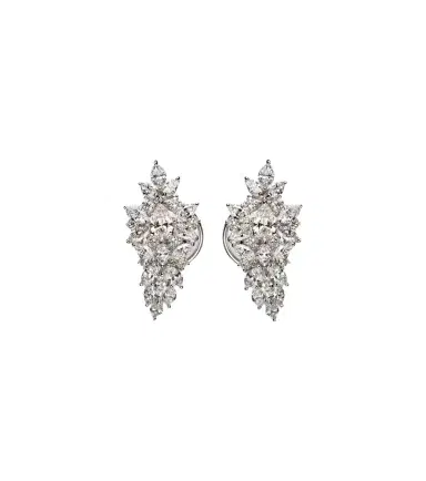 Yeprem Y-Not 18kt white gold earrings with diamonds | Thumbnail 1 Yeprem Y-Not 18kt white gold earrings with diamonds | Thumbnail 1