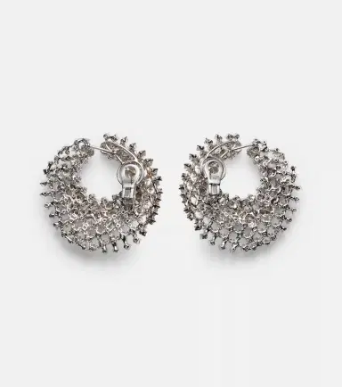 YEPREM Y-Couture 18kt white gold earrings with diamonds | Thumbnail 2