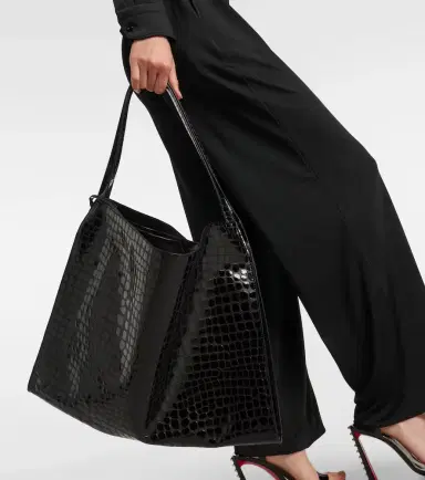 Christian Louboutin Le 54 croc-effect leather shoulder bag | Thumbnail 5