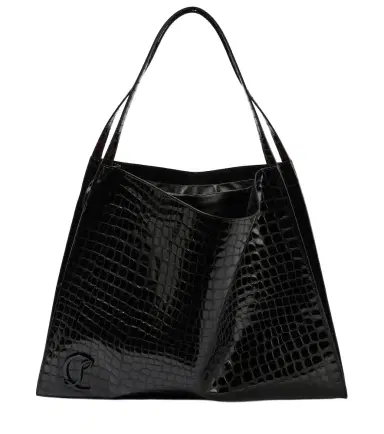 Christian Louboutin Le 54 croc-effect leather shoulder bag | Thumbnail 1