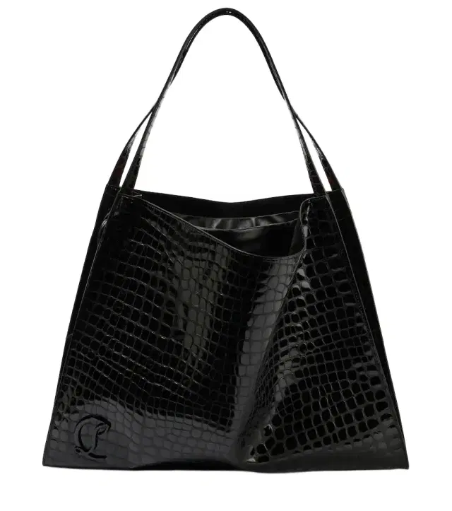 Christian Louboutin Le 54 croc-effect leather shoulder bag